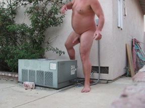 Neighbors Backyard Jerkoff