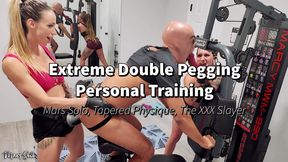 EXTREME DOUBLE PEGGING PERSONAL TRAINING: TAPERED PHYSIQUE, MARS SOLO, THE XXX SLAYER
