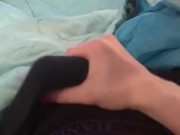 Cumming in my FWBs bed