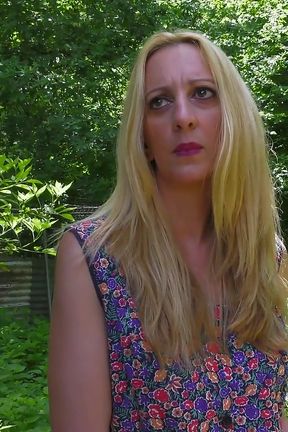 Blonde French Cougar Masturbates and Sucks Cock 6021 11