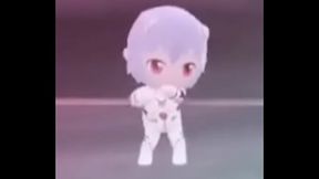 Rei chiquita bailando el gigante de hierro