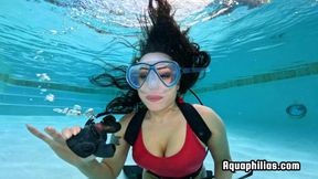 Aquaphilias- Nakoma- Her First SCUBA lesson in Leohex
