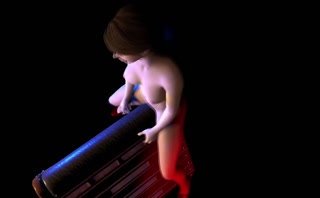 Grinding Pussy on a Wooden Horse ride.