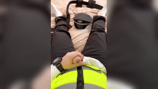 Cop plows cock-squeezing slot and shoots big jism on uniform