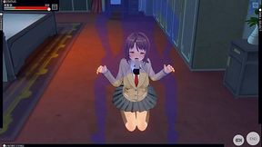 3D Anime Maid Seduces Gamer With Hot Blowjob And Tight Pussy Action