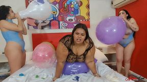 A BIG BBW BURST BALLOONS - BY BOMBOM BBW - CLIP 6 FULL HD - KC 2024!!!