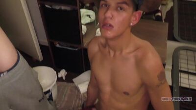 Twink is fucked in head and ass in homemade video