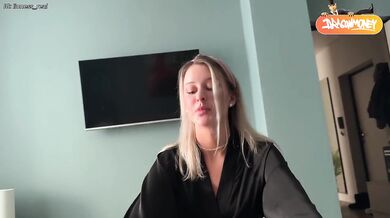 My hot stepmom rode my cock till she gushed first time sloppy blowjob