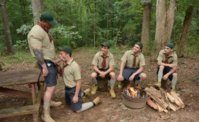 Scouts spend their time exploring butt holes not nature