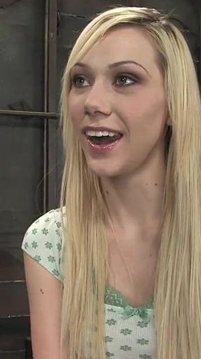 Samantha Sin - Blond, Shaved, Toned, and a Former Gymnast - Now a First Time Bondage Model