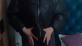 MilfyCalla Gets A Lot Of Cum On New Puffy DownJacket!