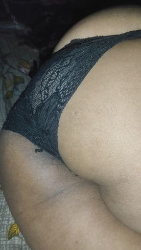 Bhabhi&#039;s Black Panty