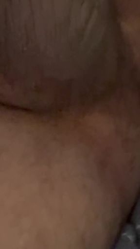 Huge 3.7in Wide Dildo in My Ass