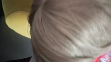 Big dick blonde slurps cum in wonderland cosplay blowjob face shot