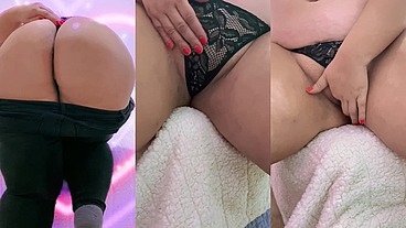 Mi madrastra Culona se desnuda y se toca para provocarme - Soraya Culona