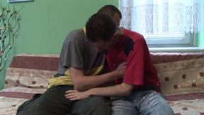 Gay for Pleasure - My skinny boy is ready to take the hot load in his mouth