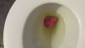 I PEE GOLD DROPPED A LETTER IN THE TOILET MAGICALLY MANIFESTED