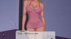 Blonde Stargirl Trains with Redhead Princess for Justice League Heroics