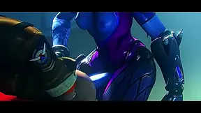 Tracer Seduced by Widowmaker in Steamy Overwatch Futa Fantasy
