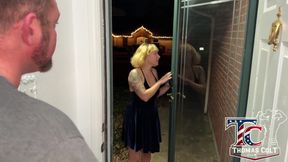 Stranded Petite Spinner Pays in Sex for a Place to Stay!