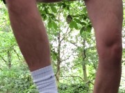 Flopping around my HUGE BALLS and DICK in Slow Motion