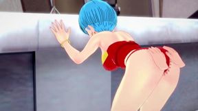 Bulma whit his milf costume having sex