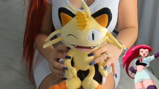 SFW **** ASMR 3DIO Cosplay JESSIE POKEMON | Ear Eating