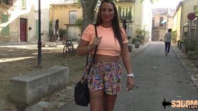 Horny 34 Year Old Babe Tries Hard Anal For The First Time On Camera