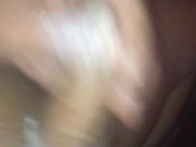 Lotion jerking solo cum