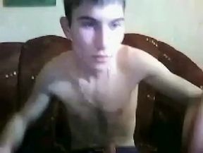 Bulgarian Dude Jerks His Fat Cock On Cam