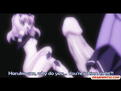 Shemale anime cutie pussy and anal fucked