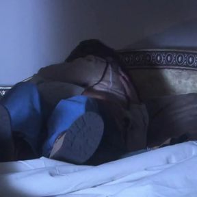 Romantic hubby awards his girl a hardcore bed sex