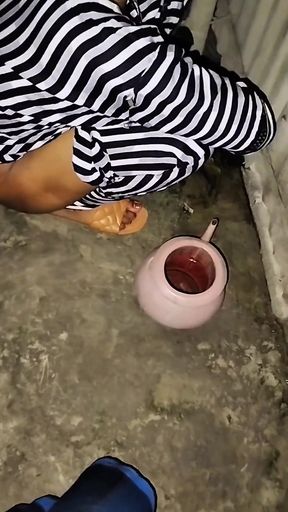 Outdoor with My Horney Sexy Girlfriend Enjoying Hard Fucking