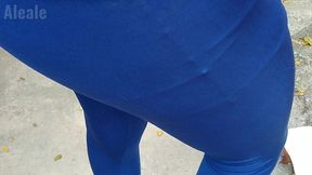 Blue Spandex Suit
