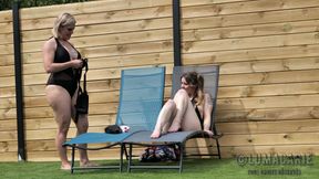 Marie Lumacarie Fucks Dildo Belt Her Girlfriend Cat in Mini