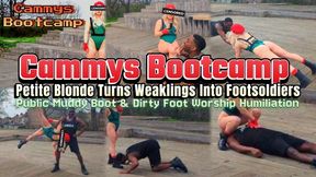 Cammys Bootcamp - Petite Blonde Turns Weaklings Into Footsoldiers - Public Muddy Boot & Dirty Foot Worship Humiliation Ft Tastie Little Feet & Elitefeetstreet - 1080p revised