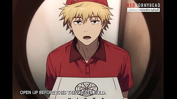 Makima pizza delivery. Chainsaw man