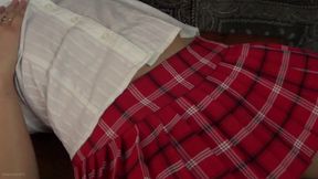 College Girl Table Masturbation Featuring Sinn Sage