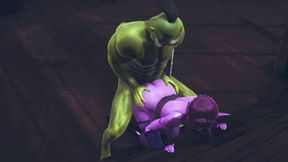 Orc fucked an elf in the ass