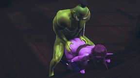 Orc fucked an elf in the ass