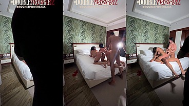 DOUBLE TROUBLE FT. TYRA RIDE X NADINE KERASTAS BODY ON BODY MILFS BTS