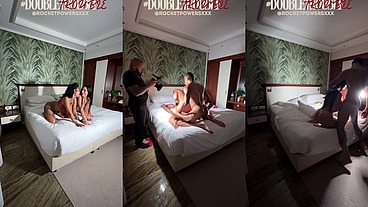 DOUBLE TROUBLE FT. TYRA RIDE X NADINE KERASTAS BODY ON BODY MILFS BTS