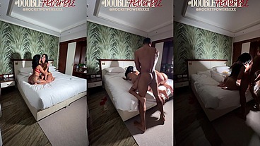 DOUBLE TROUBLE FT. TYRA RIDE X NADINE KERASTAS BODY ON BODY MILFS BTS
