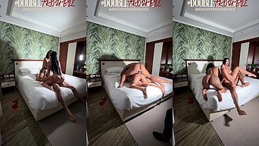 DOUBLE TROUBLE FT. TYRA RIDE X NADINE KERASTAS BODY ON BODY MILFS BTS