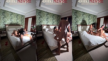 DOUBLE TROUBLE FT. TYRA RIDE X NADINE KERASTAS BODY ON BODY MILFS BTS