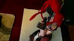 Yoko Ritona Drenched in Cum During Wild Solo Gay Hentai Fantasies