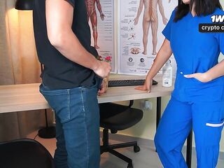 The doctor didn't stop me from banging her in the throat - SofiBecker