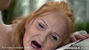 Blowjob Bonanza for Granny's Desperate Orgasmic Fulfillment