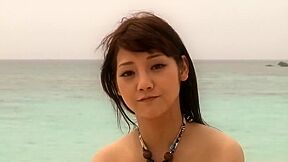 Horny Japanese model Rei Mizuna in Exotic teens 18+, Beach JAV clip