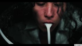 ”Real Life Hentai - Alien Monster Fucks Mia Nix in All Holes in a Toilet”